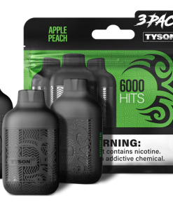 APPLE PEACH TYSON 2.0 VAPE Lightweight 3 Pack