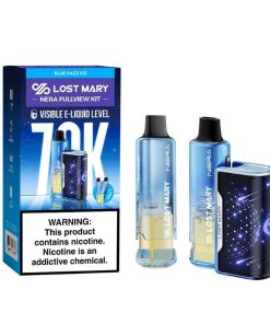 BLUE RAZZ ICE LOST MARY NERA FULLVIEW 70K DISPOSABLE VAPE KIT
