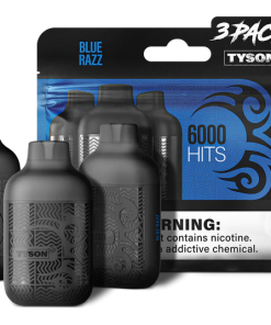 BLUE RAZZ TYSON 2.0 VAPE Lightweight 3 Pack