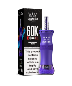 Blueberry Gum Al Fakher Crown Bar Vape 60K