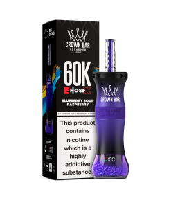 Blueberry Sour Raspberry Al Fakher Crown Bar Vape 60K