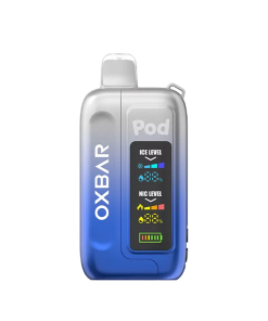 CLEAR COBALT BLUE OXBAR ICE-NIC CONTROL 35K