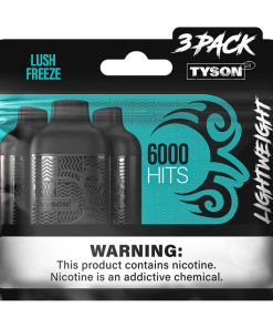 LUSH FREEZE TYSON 2.0 VAPE Lightweight 3 Pack