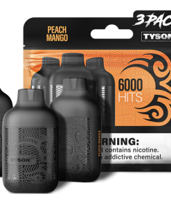 PEACH MANGO TYSON 2.0 VAPE Lightweight 3 Pack