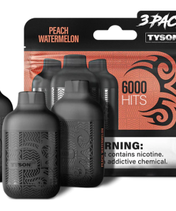 PEACH WATERMELON TYSON 2.0 VAPE Lightweight 3 Pack