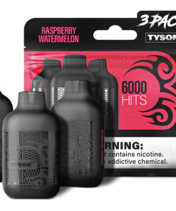 RASPBERRY WATERMELON TYSON 2.0 VAPE Lightweight 3 Pack