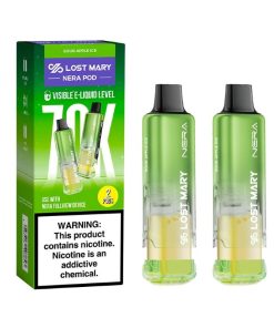 SOUR APPLE ICE LOST MARY NERA FULLVIEW 70K DISPOSABLE PODS