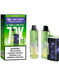 SOUR APPLE ICE LOST MARY NERA FULLVIEW 70K DISPOSABLE VAPE KIT